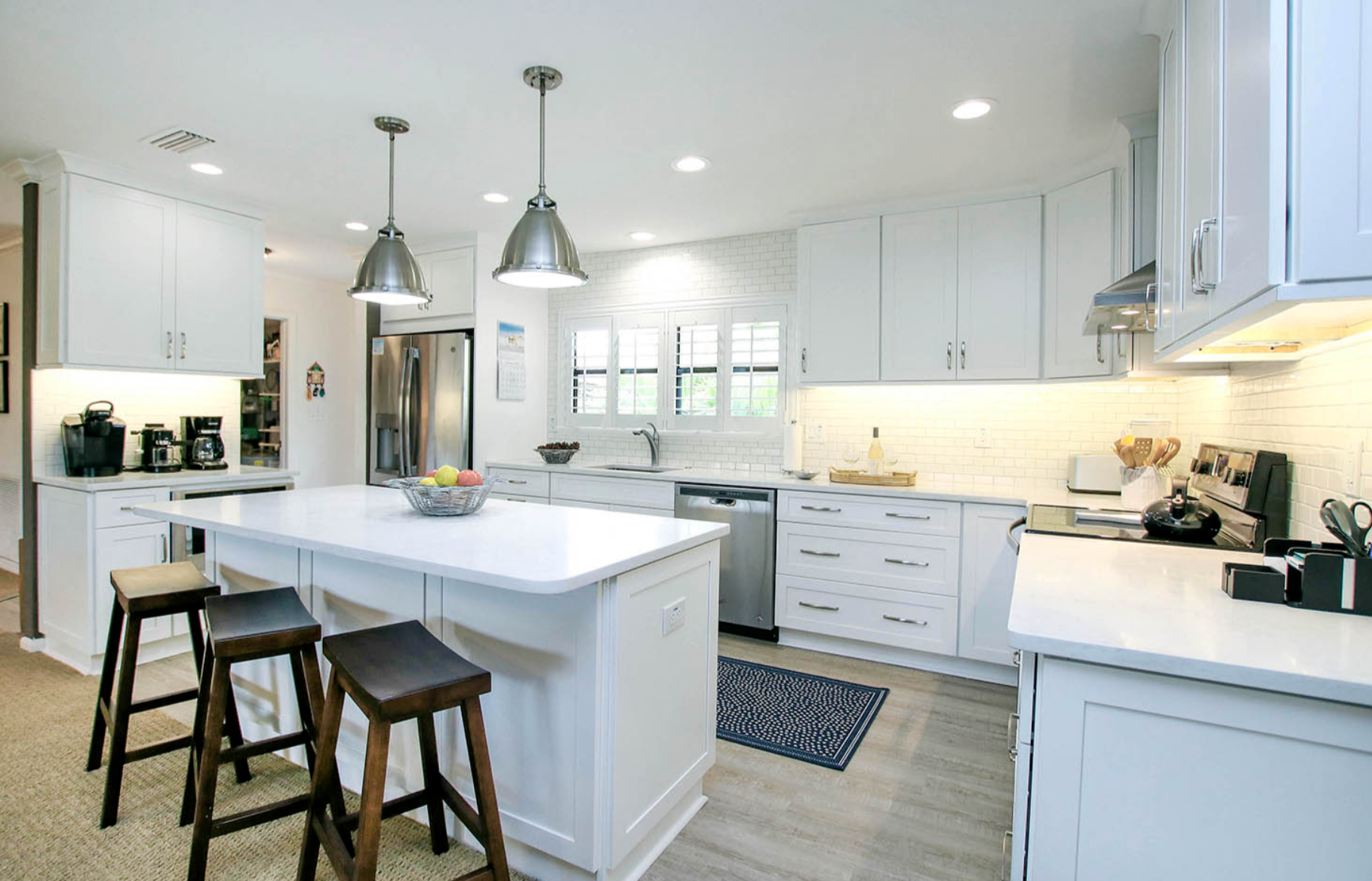 Blind Pass F203 — bright kitchen with coastal cabinetry